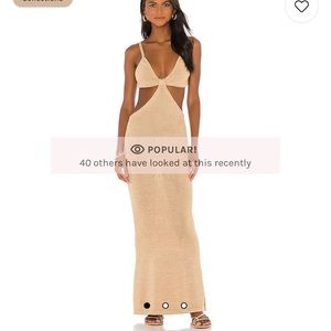 Cult Gaia gold cut out dress✨✨